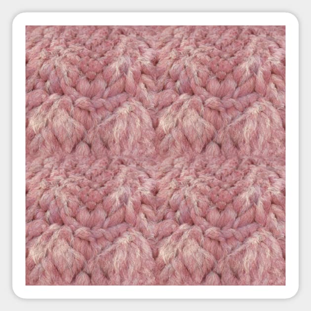 Copy of Pink Fur - Printed Faux Hide, model 2 Sticker by Endless-Designs